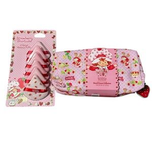 Strawberry Shortcake Makeup Puffs and Hand Cream Set NWT